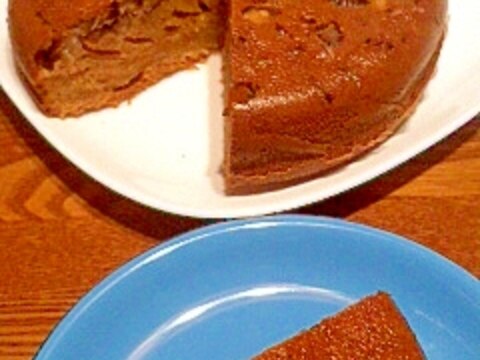 天津甘栗のむき栗で 栗のケーキ